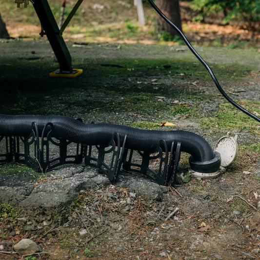 RV Sewer Hose Heavy Duty HTS Vinyl Collapsible Storage