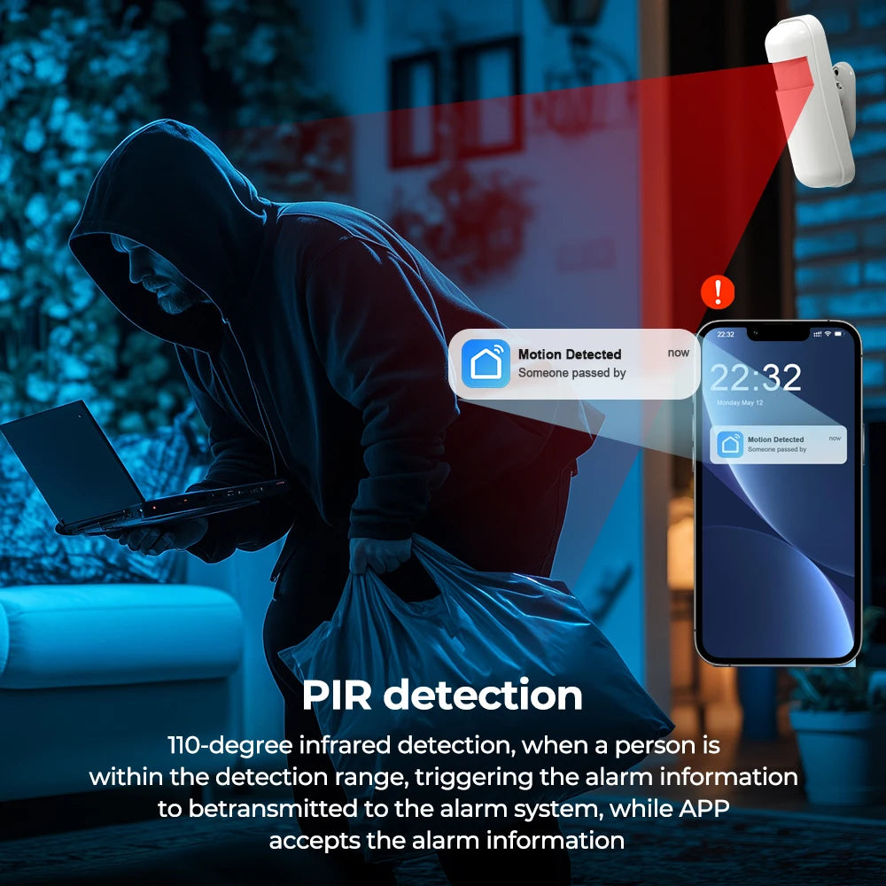 PGST No Monthly Fee Wireless Home Security System 4G WiFi