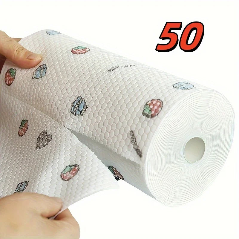 Absorbent Nonwoven Dishcloths For Kitchen Cleaning 100 Sheets by S And B Enterprise