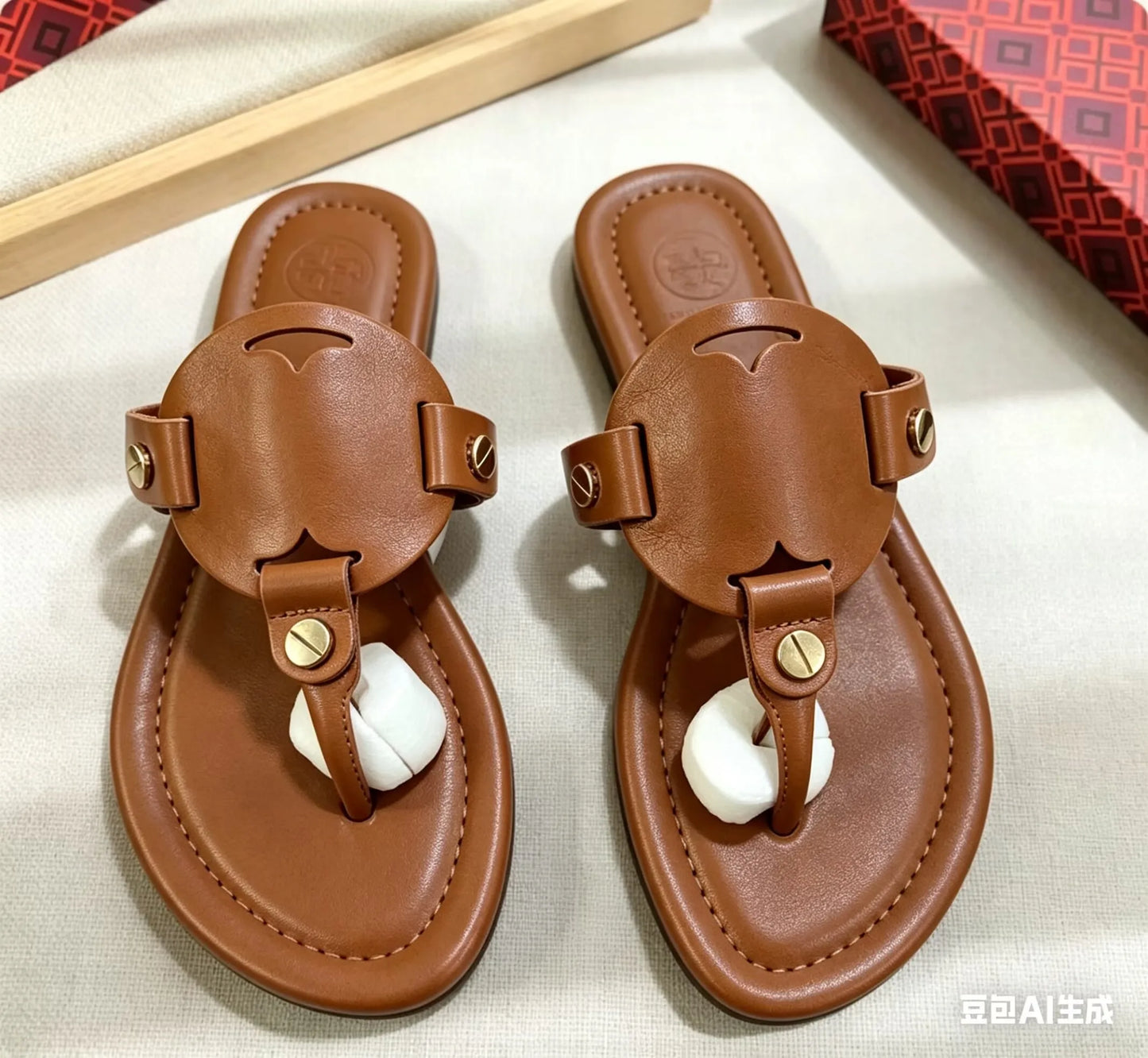 Women's Flat Sandals Slip On Open Toe For Everyday Wear by S And B Enterprise