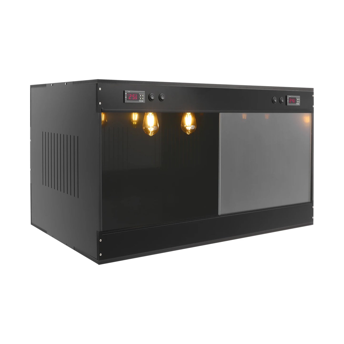 Reptile Terrarium With Viewing Window And Dual Temperature Controllers by S And B Enterprise