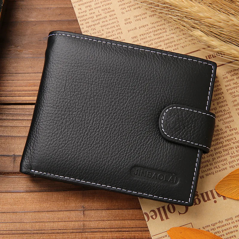 Genuine Leather Men Wallet Real Cowhide Premium Card Holder by S And B Enterprise