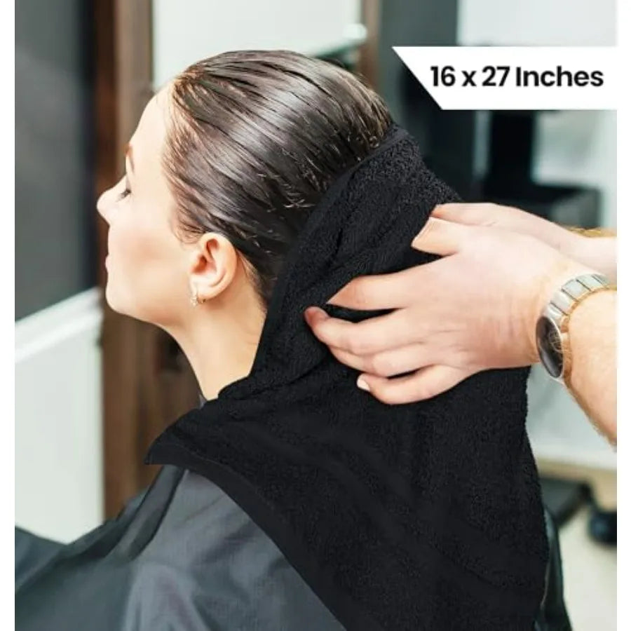Bleach Safe Non Woven Hand Towels 24 Pack for Gym and Salon by S And B Enterprise