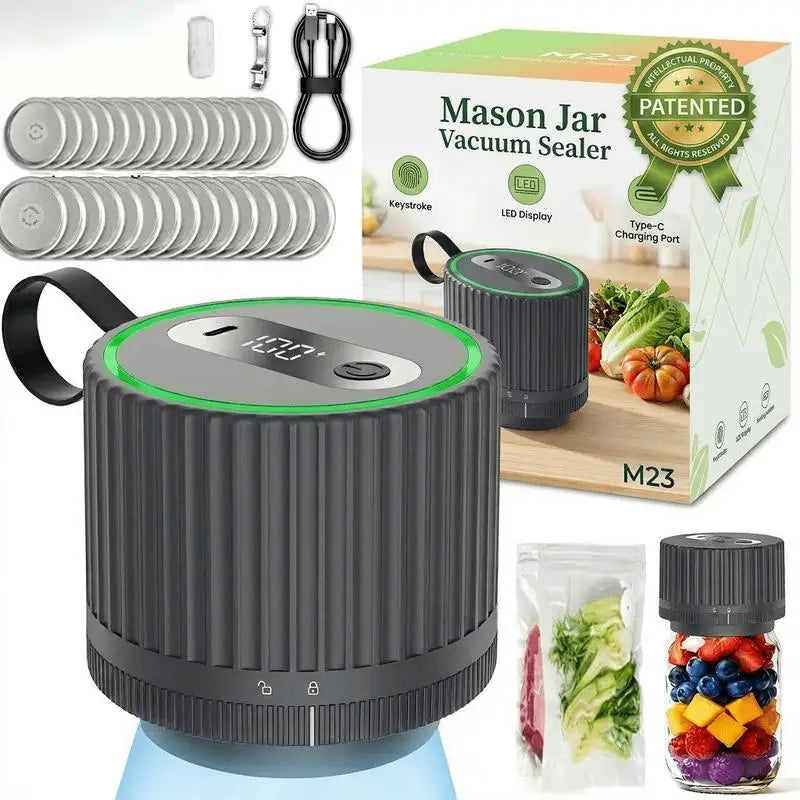 Three In One Electric Mason Jar Sealing Machine With Lids by S And B Enterprise
