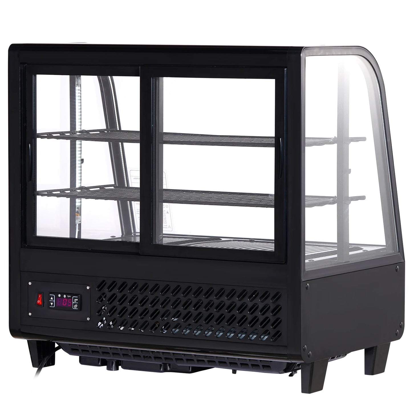 SucceBuy Countertop Refrigerated Display Case Pastry With LED Lighting