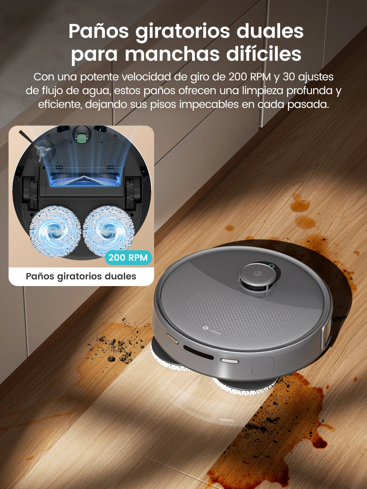 Lefant M3 Max Robot Vacuum and Mop with 20000Pa Suction by S And B Enterprise