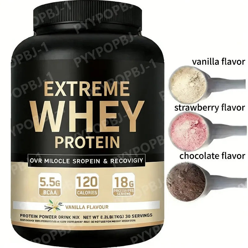Charge Whey Protein Powder Vanilla For Muscle Growth And Recovery