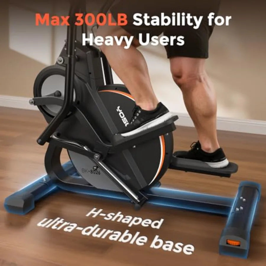 Compact 3-In-1 Elliptical Cardio Climber Stair Stepper For Home by S And B Enterprise