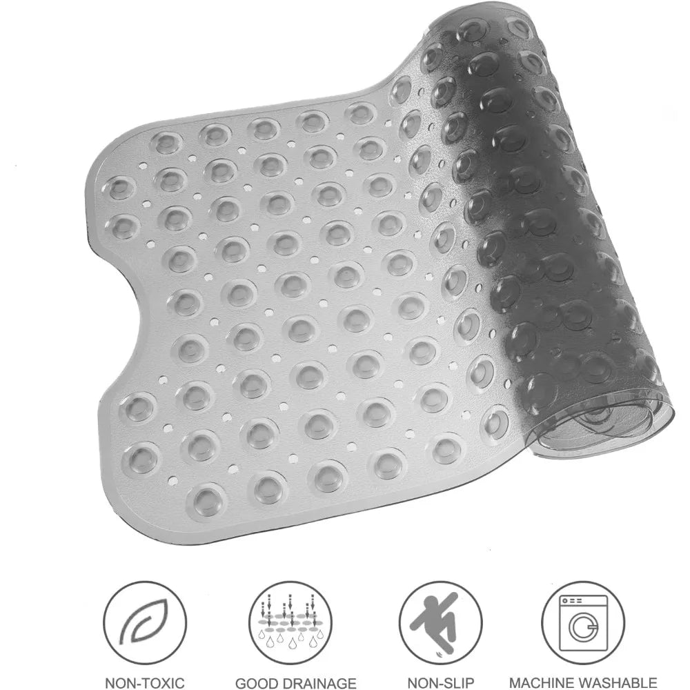 Non Slip Bathtub Mat With Suction Cups And Drain Holes by S And B Enterprise