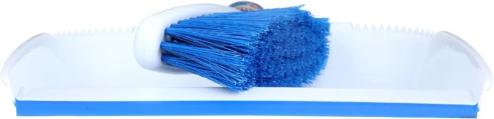 Dustpan and Brush Set with Broom, Lock Together for Easy Storage, Flexible Edge for All Floors by S And B Enterprise