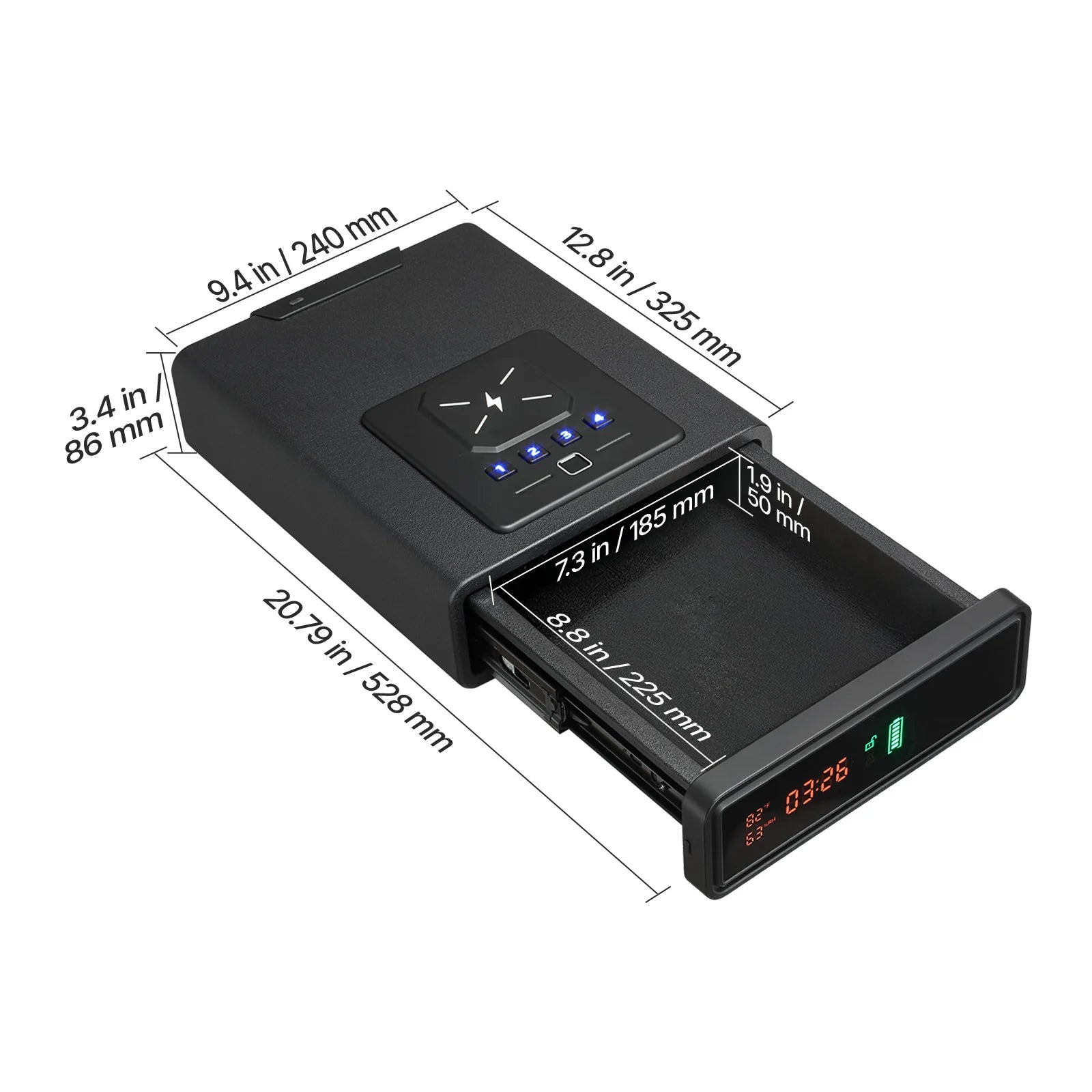 SucceBuy Safe Slider With Screen Fingerprint Password Key Access by S And B Enterprise