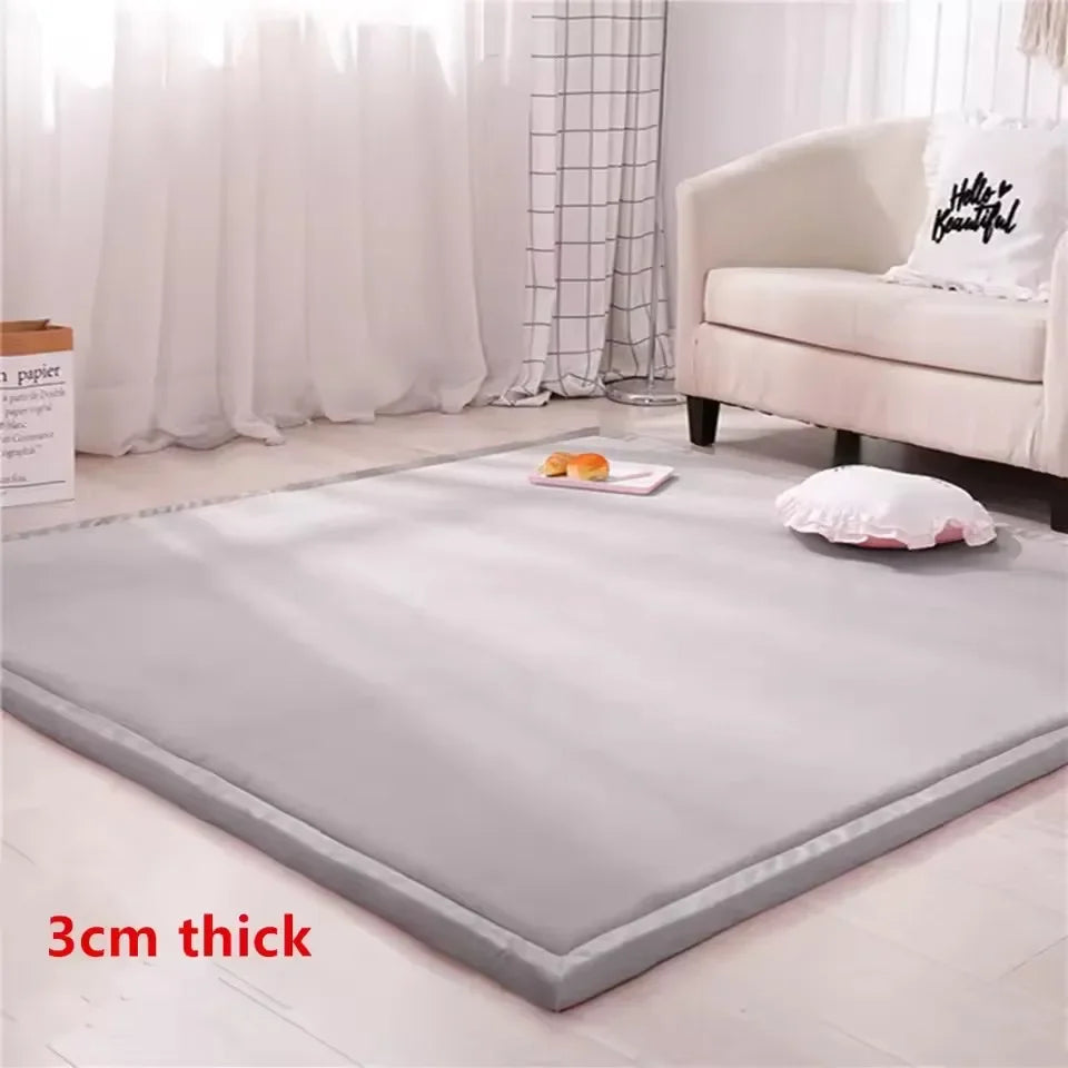 Soft Padded Baby Play Mat With Safe Foam Crawling Rug