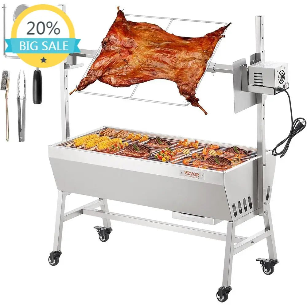 Electric Rotisserie Grill For BBQ Whole Pigs Lambs Goats