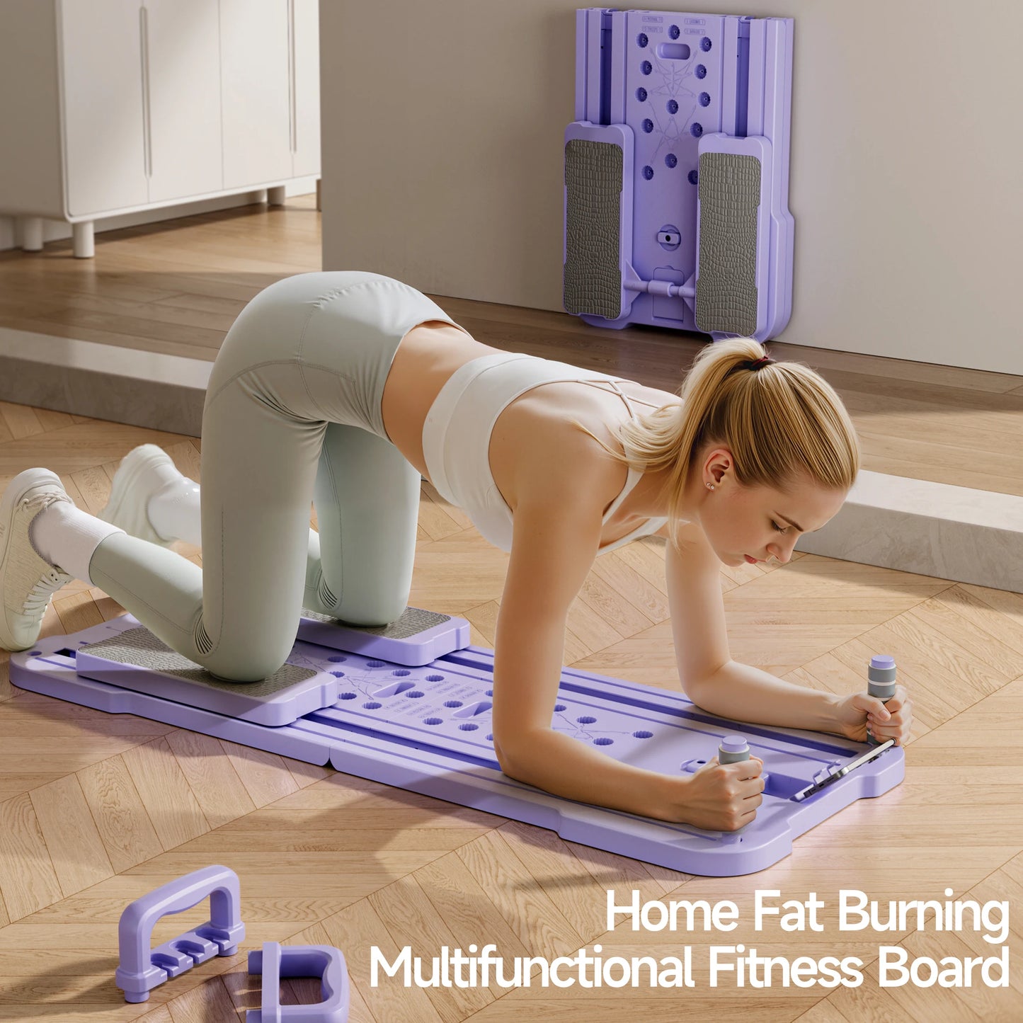 Foldable 4In1 Ab Exercise Board For Home Gym Core Strength