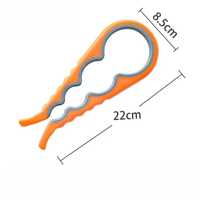MultiPurpose 4-in-1 Jar Opener Durable Plastic Bottle Openers Children Easy Grip Twist Tools Kitchen Gadget Home Accessories by S And B Enterprise