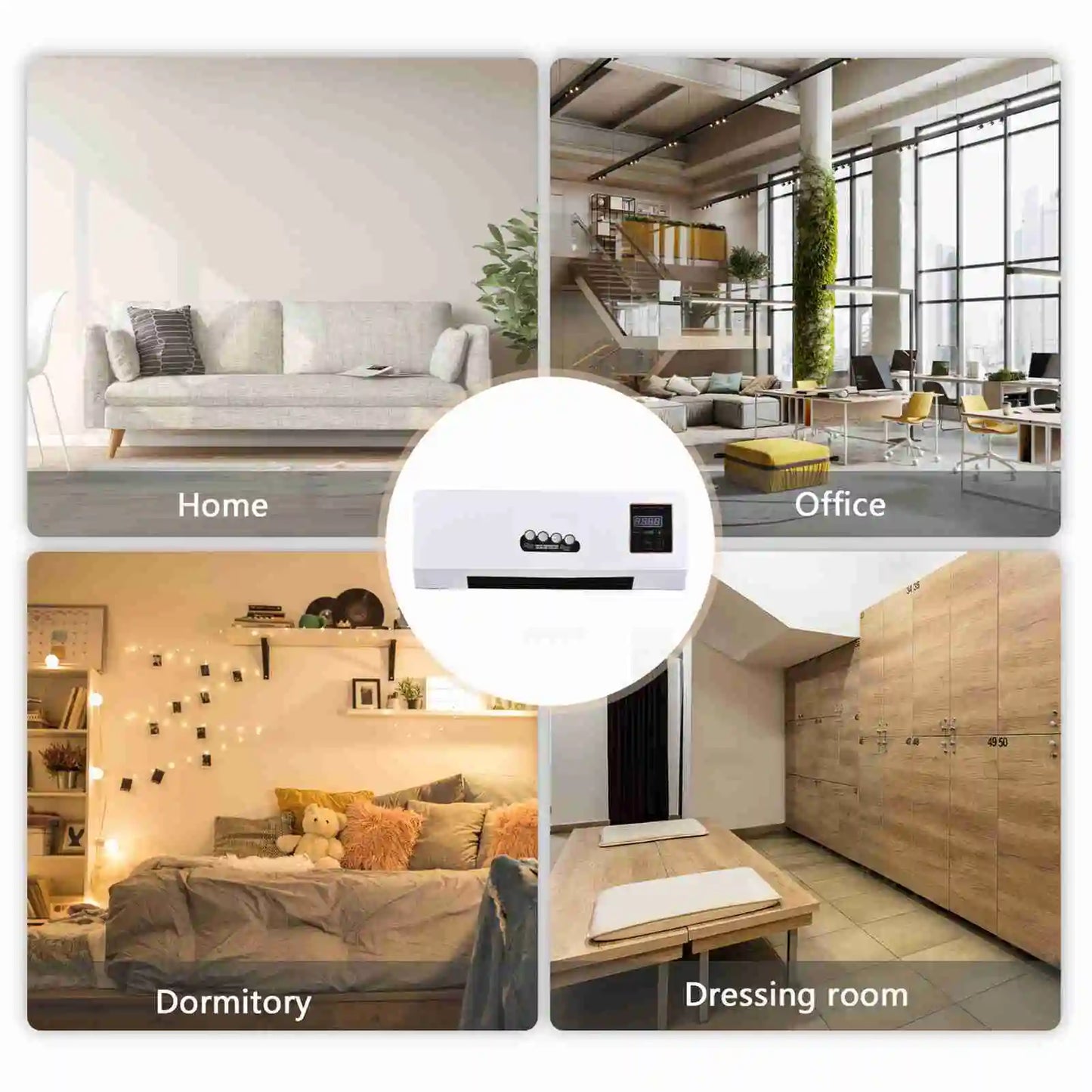 Two In One Electric Heater With Fan And Digital Display by S And B Enterprise