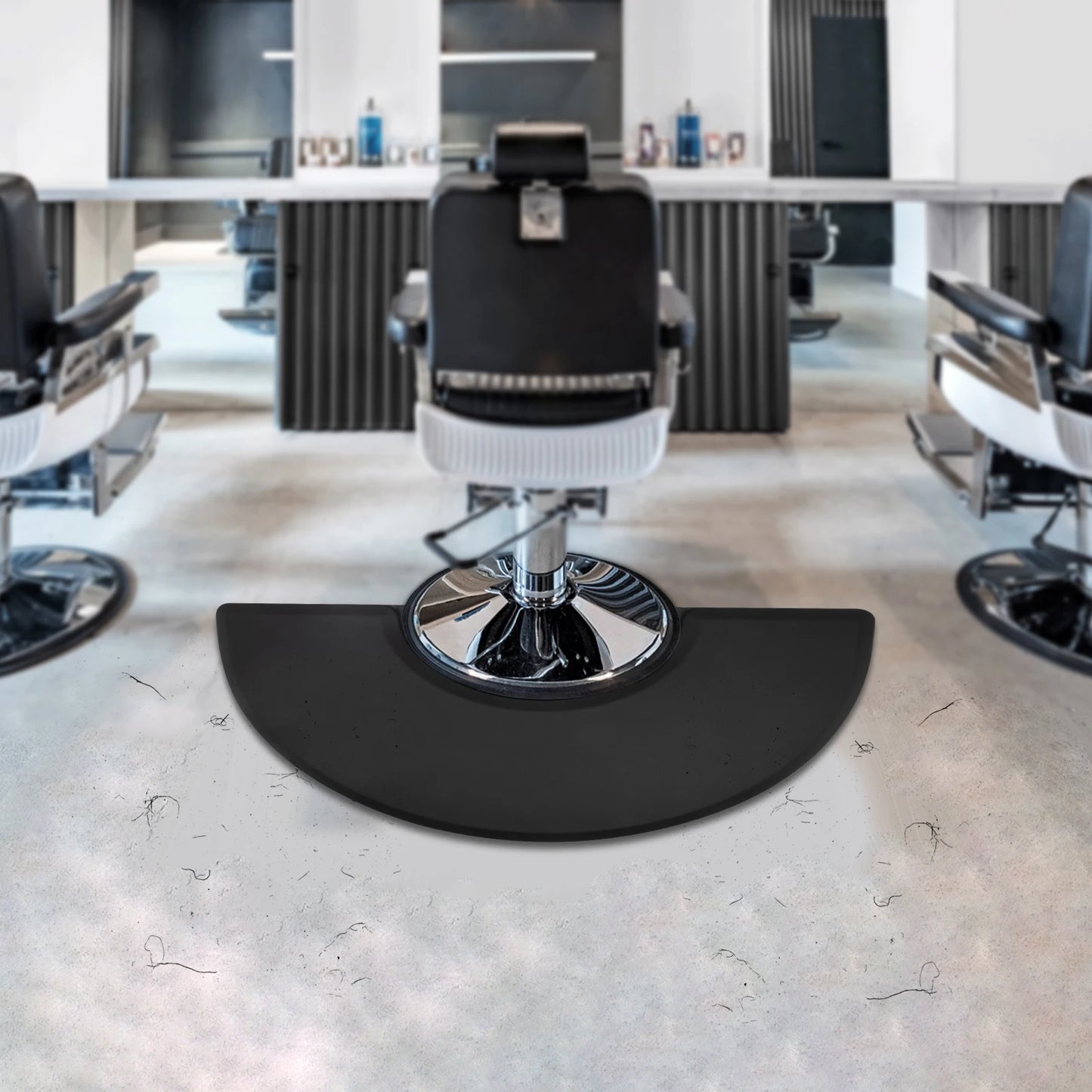 Barber Chair Mat Anti Slip Floor Pad for Hairdressers Ergonomic