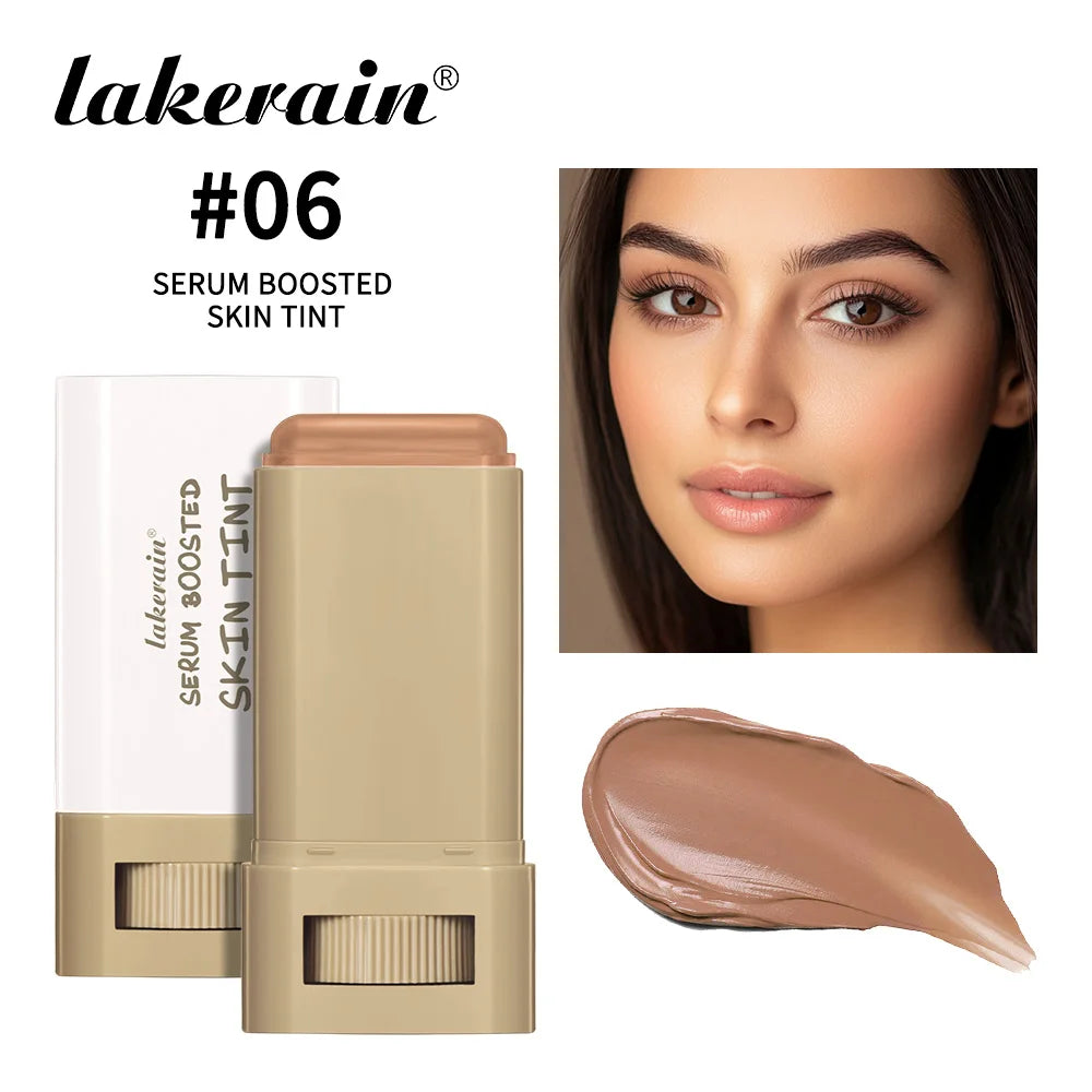 Skin Tint Foundation Stick Moisturizing & Non-Sticky Concealer Base Foundation Boosted Smooth Makeup Stick Woman Cosmetics by S And B Enterprise