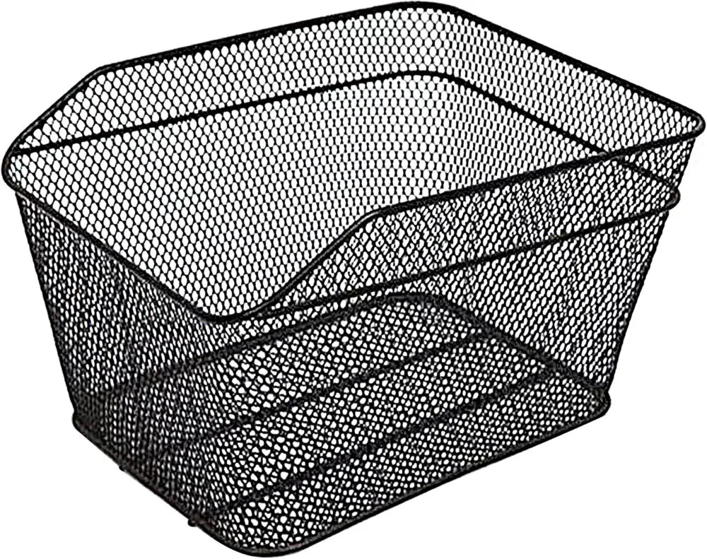 Rear Bike Basket With Easy Install Spider Webbing And Waterproof Tarp Cover by S And B Enterprise