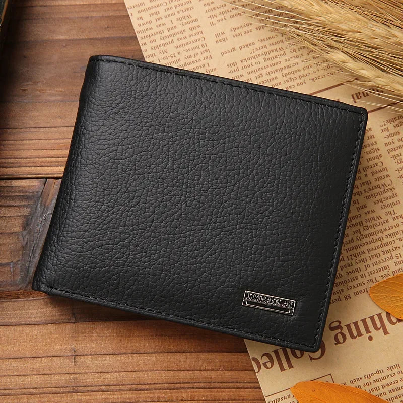 Genuine Leather Men Wallet Real Cowhide Premium Card Holder by S And B Enterprise