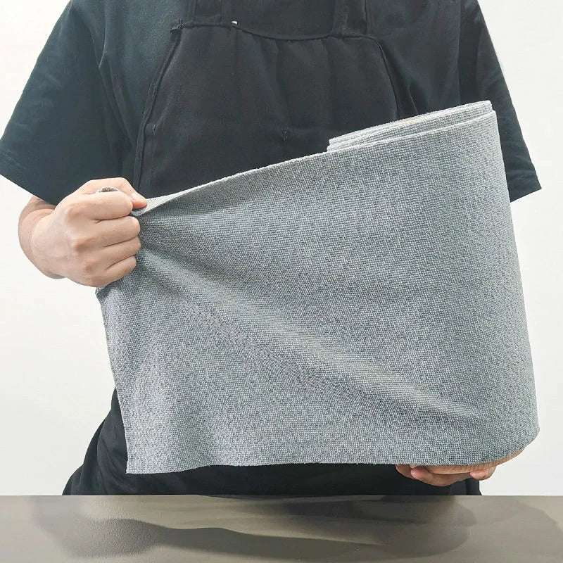 50pcs Non-Stick Oil Dish Cloths, Tear-Off Microfiber Rags, Super Absorbent Kitchen Cleaning Towels for Stove by S And B Enterprise