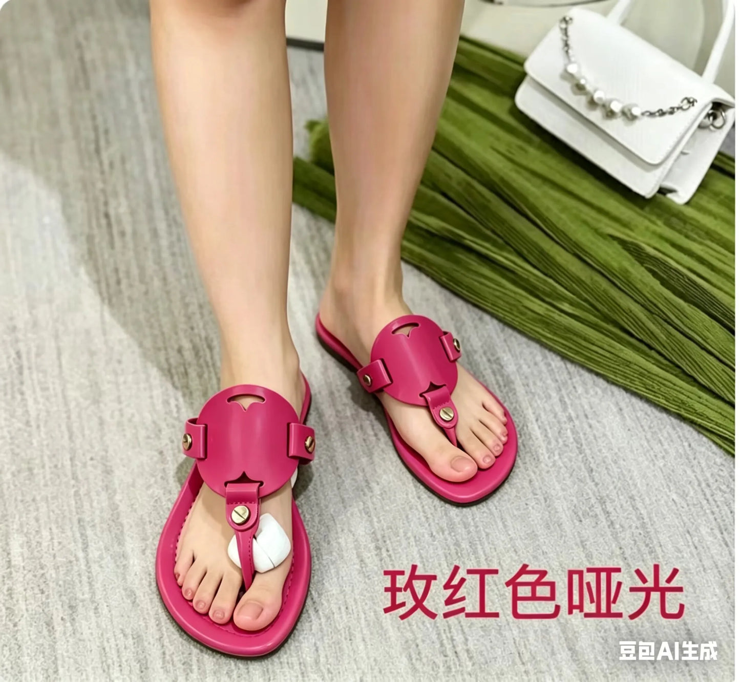 Women's Flat Sandals Slip On Open Toe For Everyday Wear by S And B Enterprise