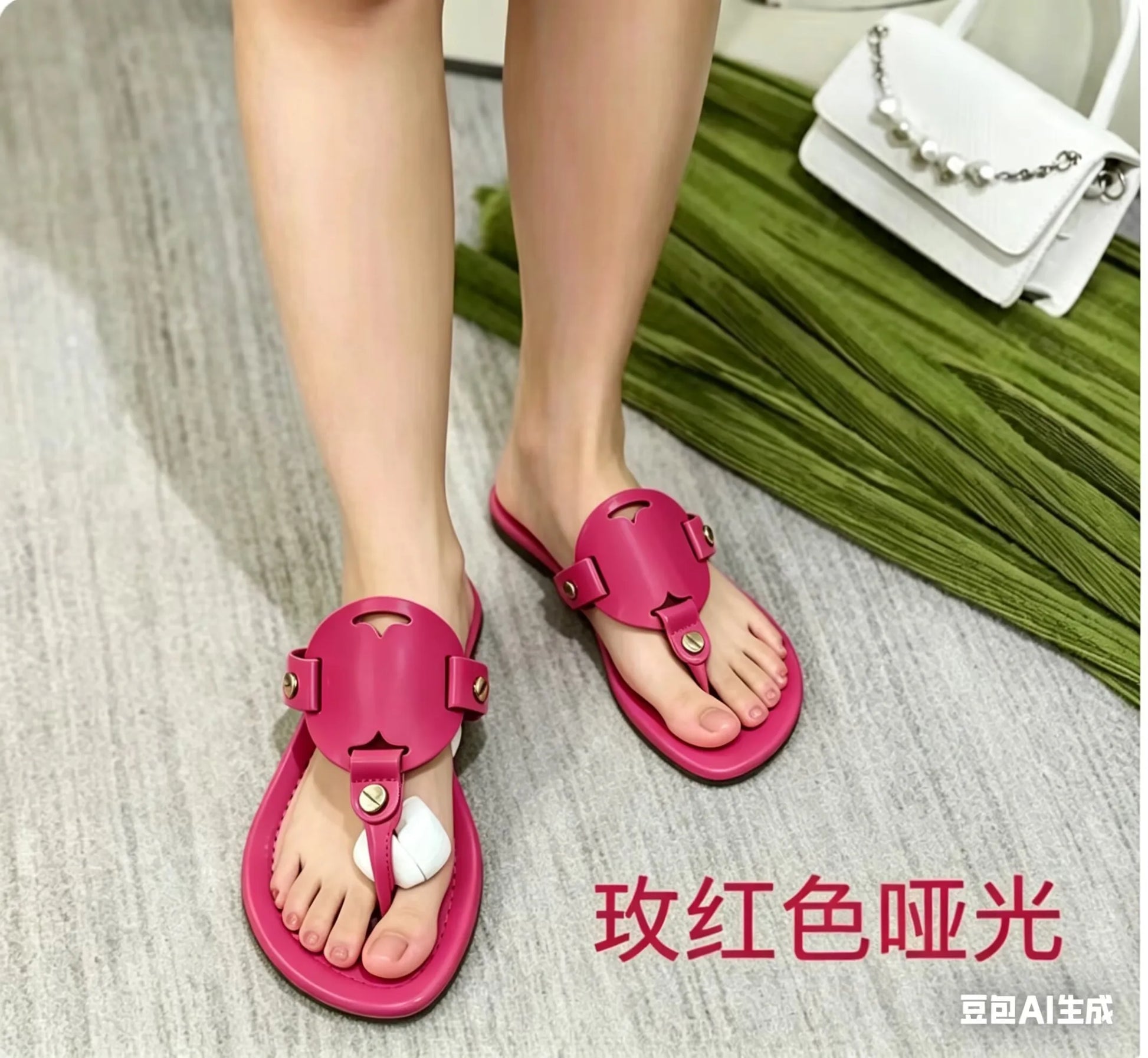 Women's Flat Sandals Slip On Open Toe For Everyday Wear by S And B Enterprise