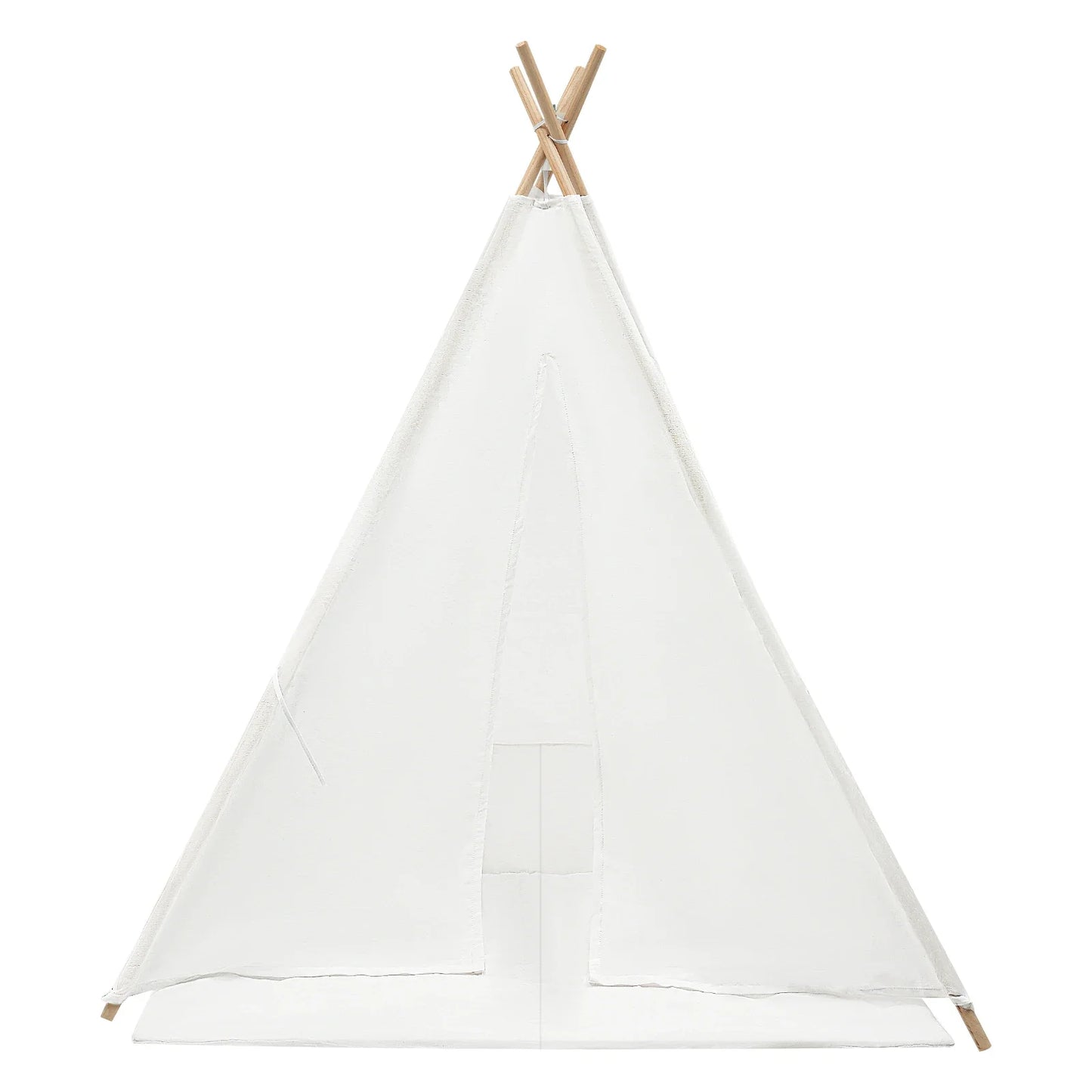 Bymaocar Modern Kids Teepee Tent With LED Lights Foldable