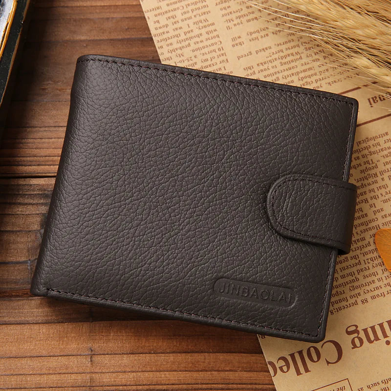 Genuine Leather Men Wallet Real Cowhide Premium Card Holder by S And B Enterprise