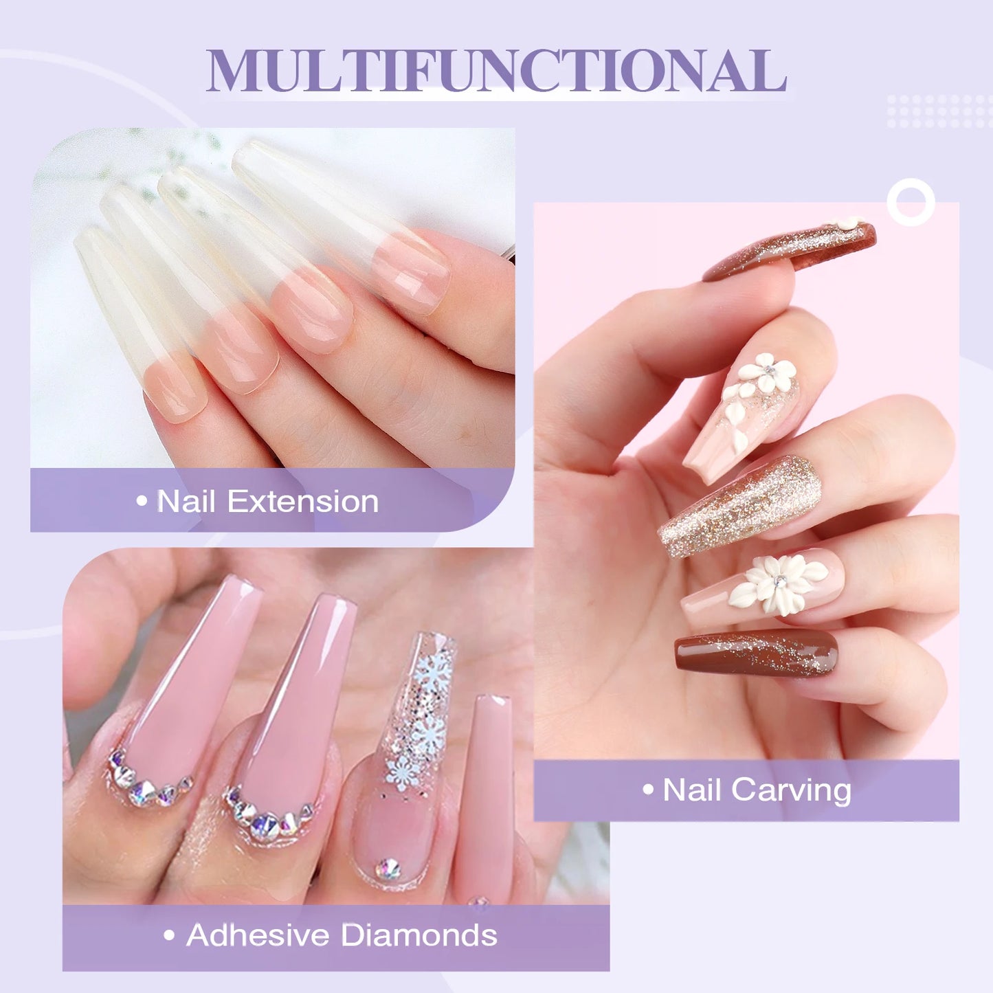 Saviland Essentials Acrylic Nail Kit For Beginners Complete Set