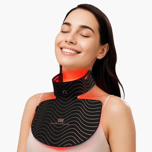 Red Light Therapy Mask Neck Decollete 850nm NIR Anti Aging Three Light Modes by S And B Enterprise