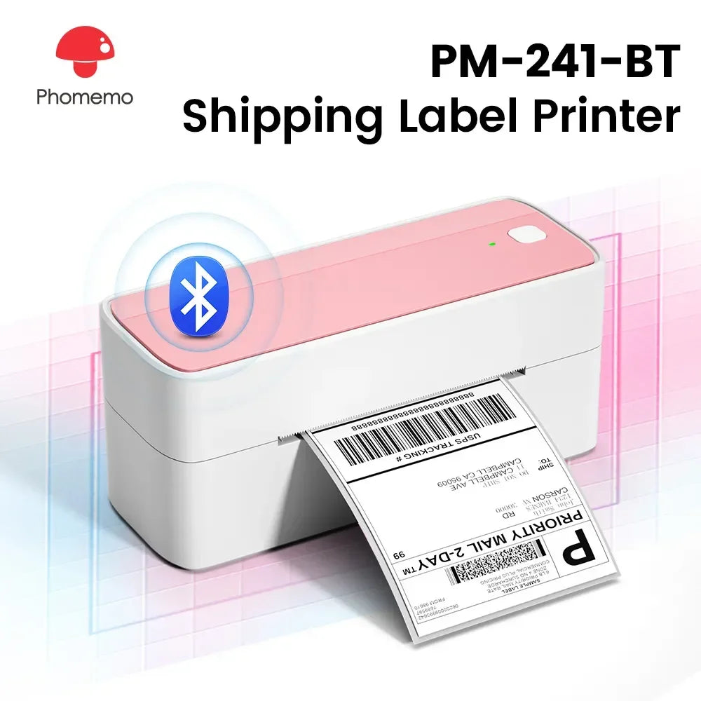 Phomemo 241 Bluetooth Thermal Label Printer For Iphone Android Windows