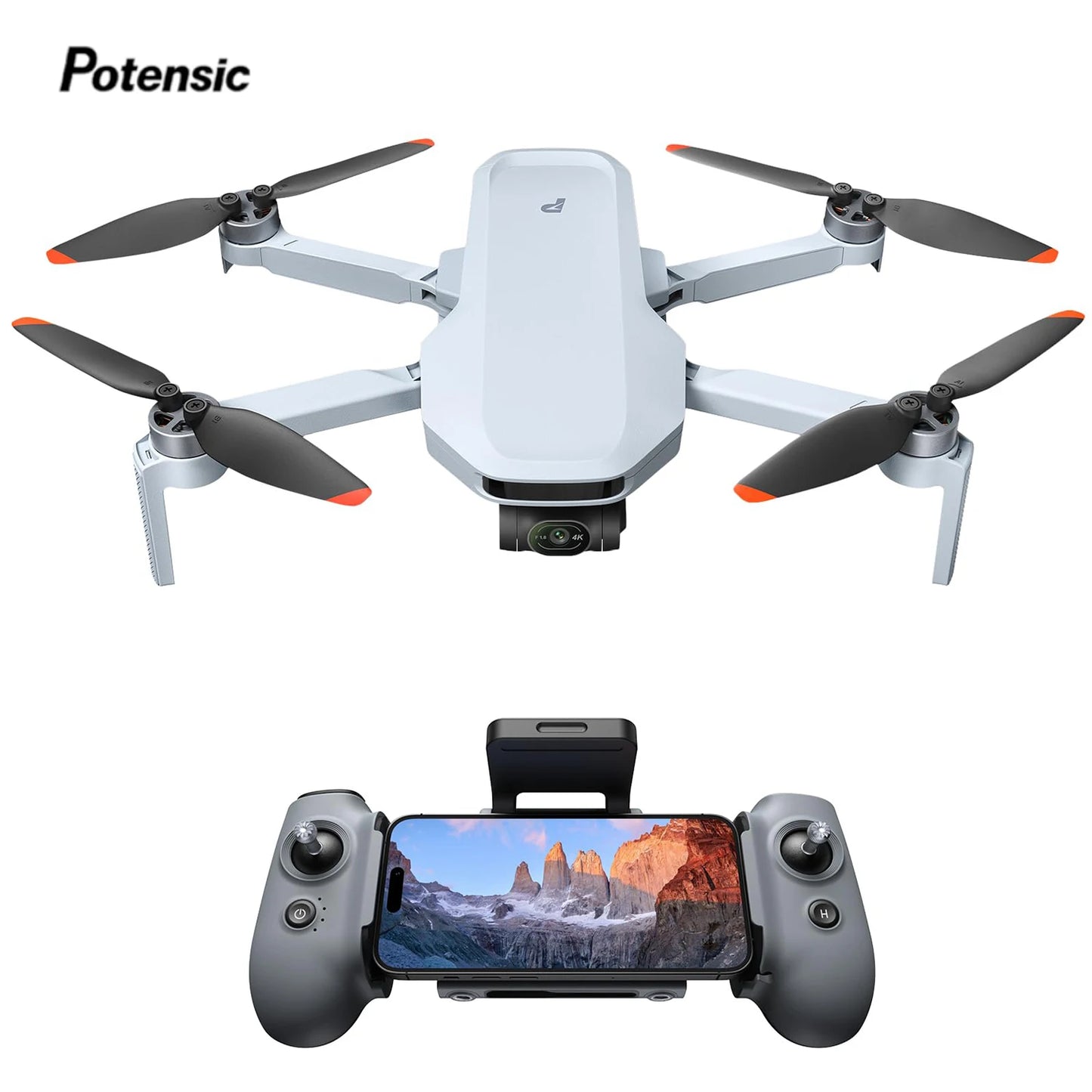 Potensic ATOM 2 Camera Drone With 4K HDR Video And 3-Axis Gimbal