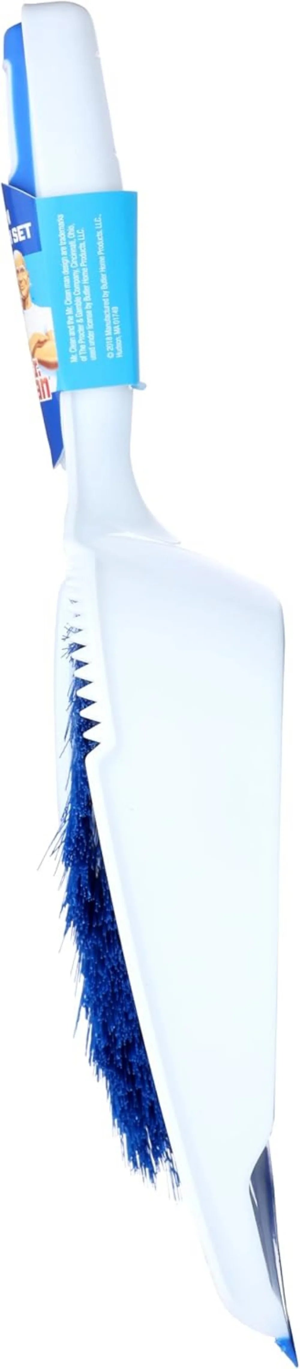 Dustpan and Brush Set with Broom, Lock Together for Easy Storage, Flexible Edge for All Floors by S And B Enterprise