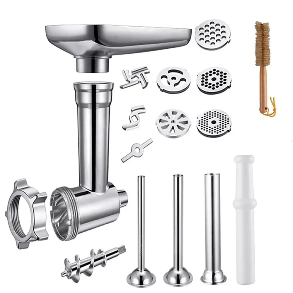 NONEM Stainless Steel Meat Grinder Attachment For KitchenAid Stand Mixer