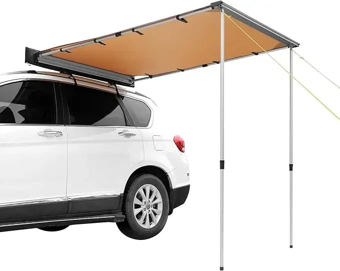 SUV Roof Awning UV50 Protection Retractable Weather Resistant Outdoor