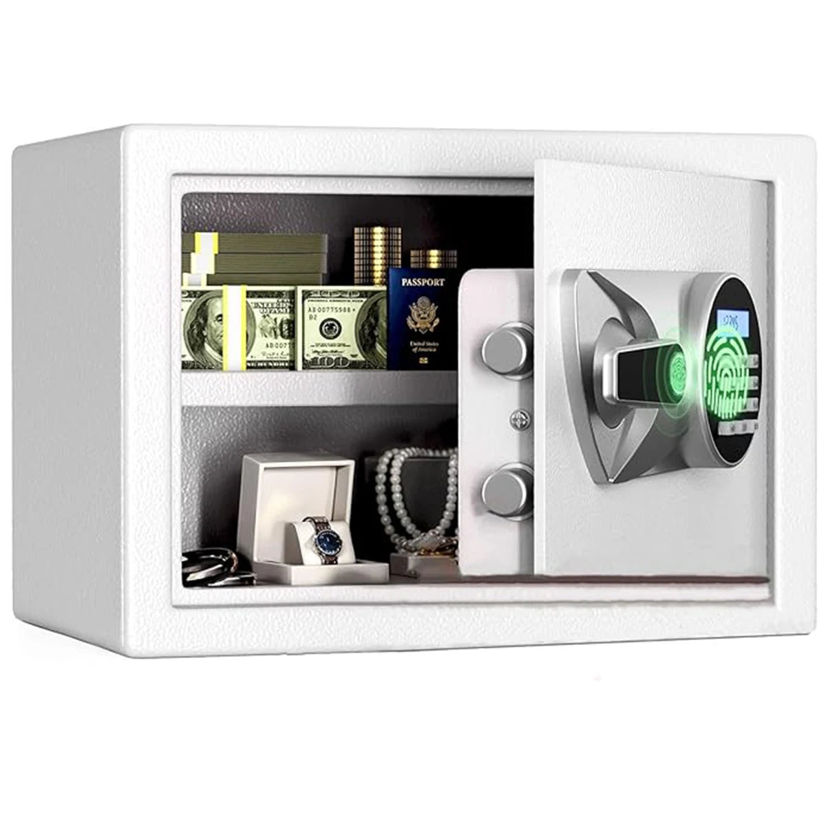 Blacksmith Hidden Design Fireproof Biometric Safe Box With Keypad