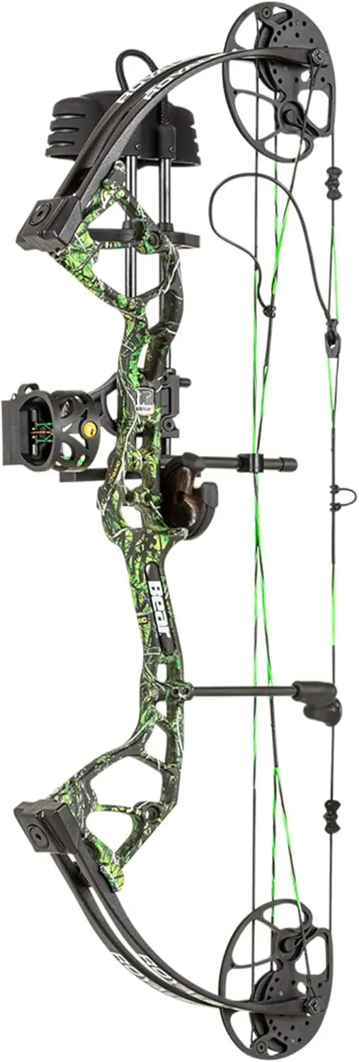Ready to Hunt Compound Bow Archery Kit with Accessories for Adults and Teens, 12"–27" Draw Length, 5–50 Lbs Draw Weight, up to 290 FPS