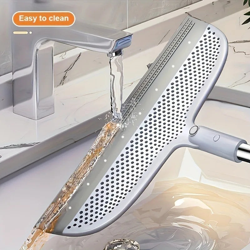 Magic Silicone Broom Set With Detachable Head And Dustpan Scraper by S And B Enterprise
