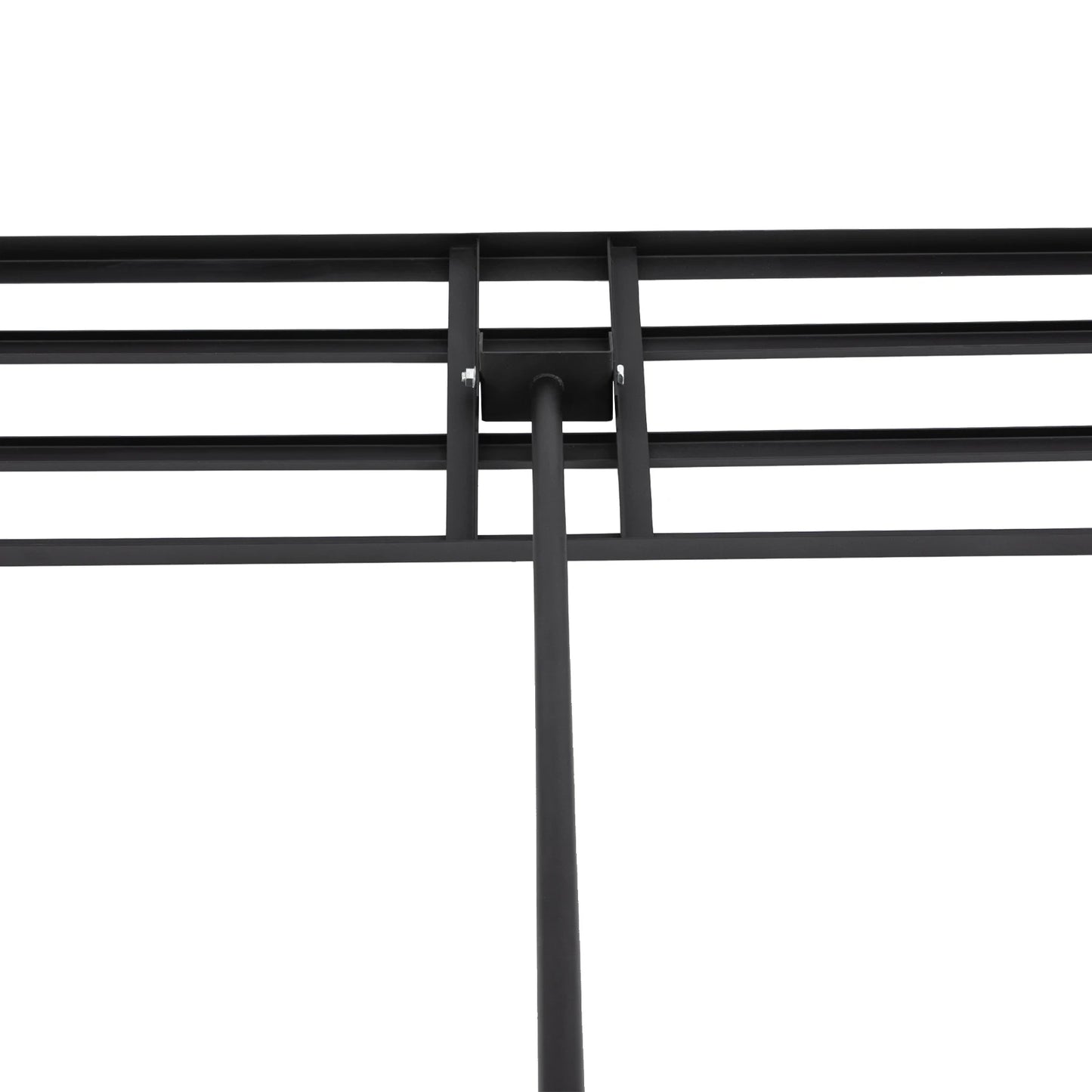 Black steel lawn leveler rake with adjustable angle and 5.7ft handle by S And B Enterprise