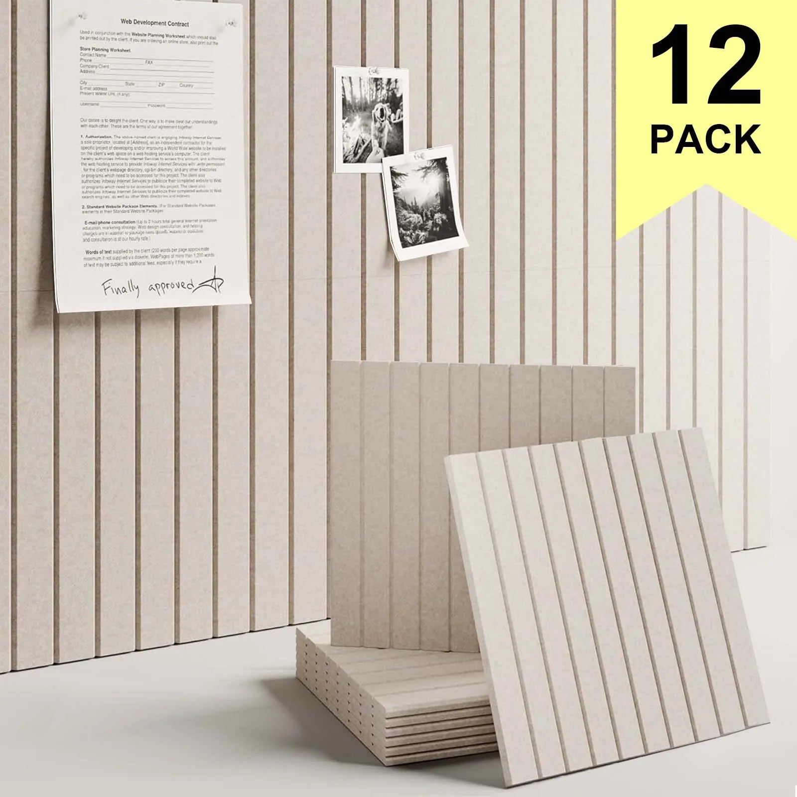 Cork Bulletin Boards 6 To 12 Pack Home Office Decor by S And B Enterprise