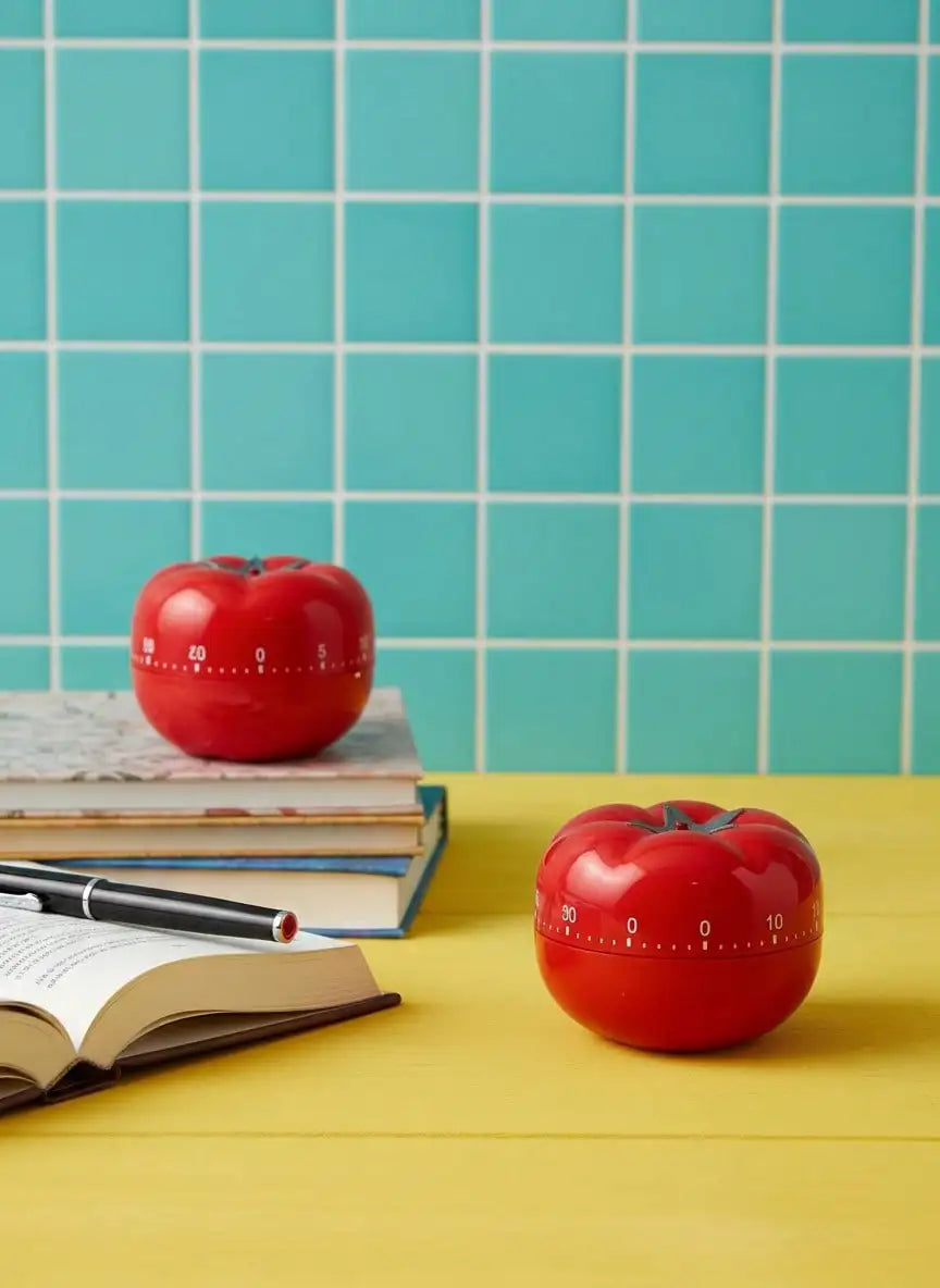 Retro Tomato Wind Up Kitchen Timer For Cooking And Baking by S And B Enterprise