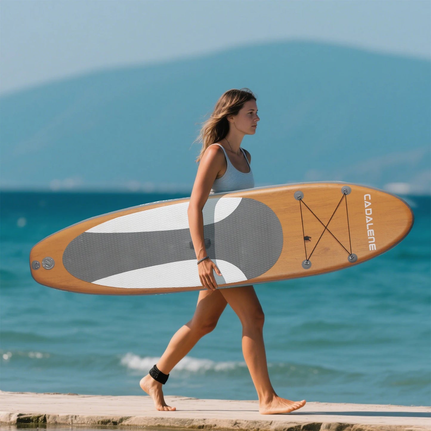 CADALENEC Inflatable Stand Up Paddle Board With Premium Accessories