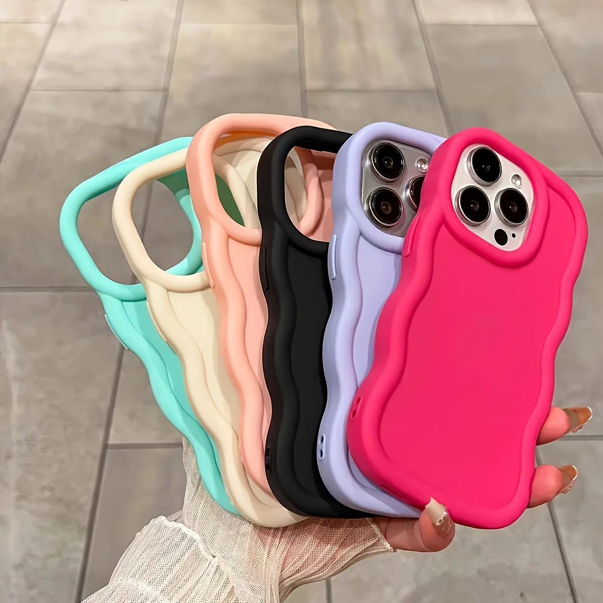 Soft Touch Shockproof Phone Case For iPhone 12 To 17 by S And B Enterprise