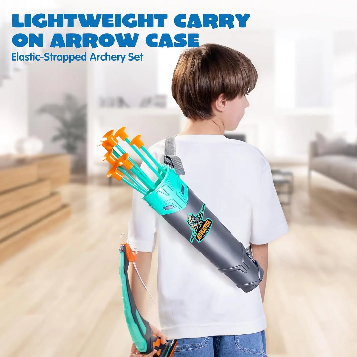 Joyfy LED Light Up Archery Bow Set With Suction Arrows