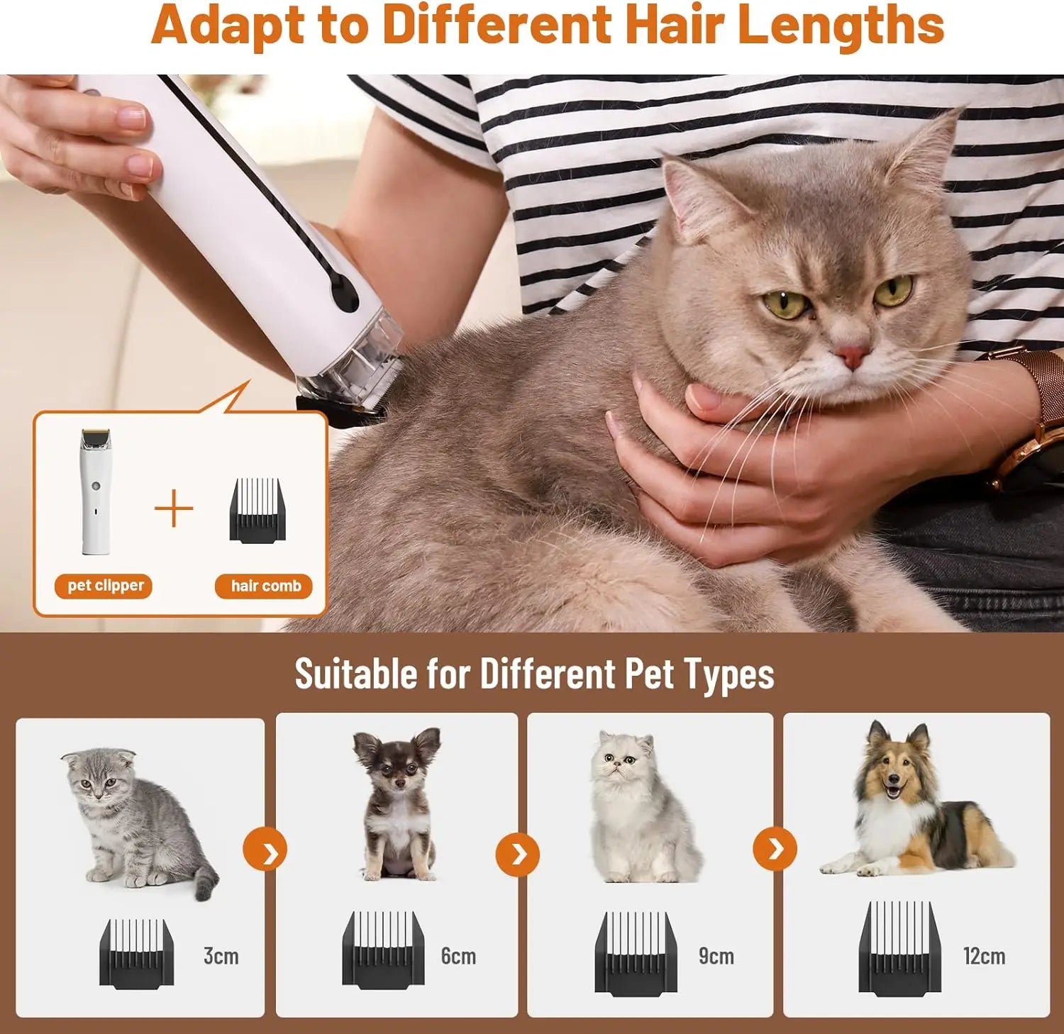 Dog Grooming Kit With Dryer And Hair Vacuum LED Display by S And B Enterprise