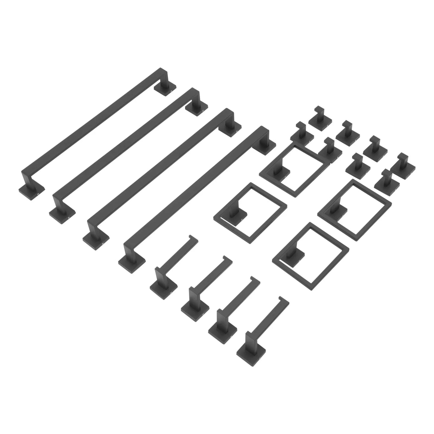 201 Stainless Steel Wall Mounted Towel Bar Set For Bathroom Kitchen