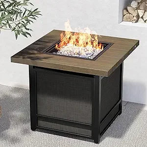 Grand Patio Gas Fire Pit Table Outdoor 50000 BTU Propane