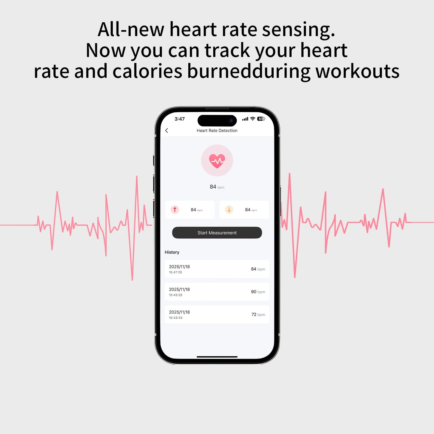 2026 New Air 3【 Pro 3 】 Bluetooth Wireless Earbuds with Heart Rate Monitoring, Active Noise Cancellation Headphones, Waterproof for Daily Use, For IPhone IOS Smartphone, Gaming /Sports /Fitness Earphones.