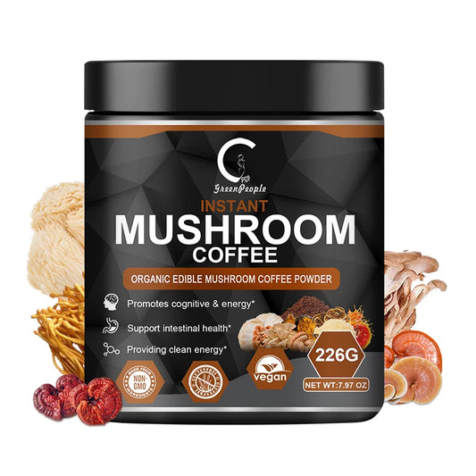 MINCH Lion's Mane Mushroom Coffee With Reishi Cordyceps Turkey Tail by S And B Enterprise